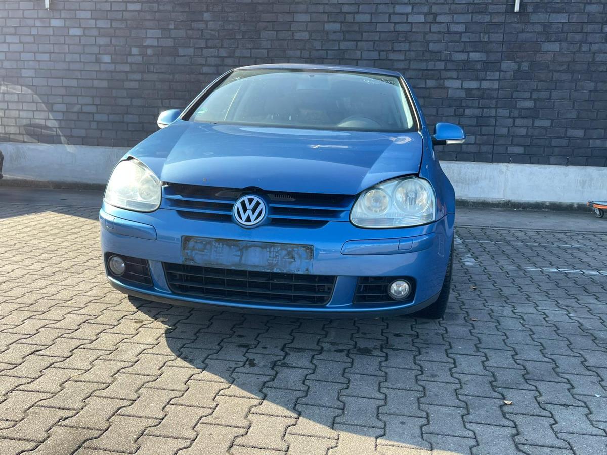 VW Golf 5 original Heckklappe mit Heckscheibe LC5G-Coasta Blue Pearl 5-Türer Fließheck BJ05